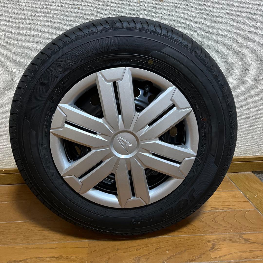 ⭐︎手渡し限定⭐︎ JOB 12インチ スチールホイールとホイールキャップセット