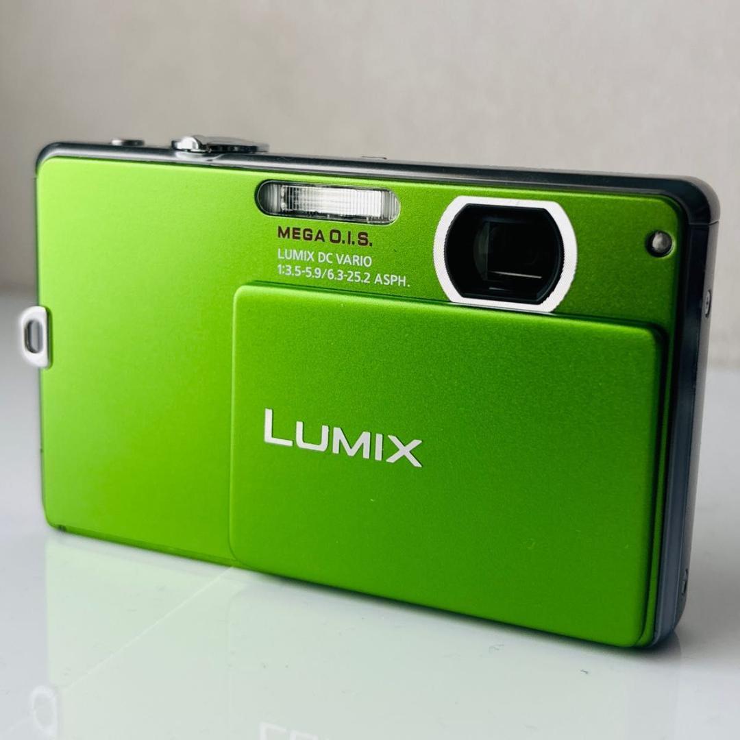 【人気色】Panasonic LUMIX DMC-FP1 グリーン 液晶劣化有