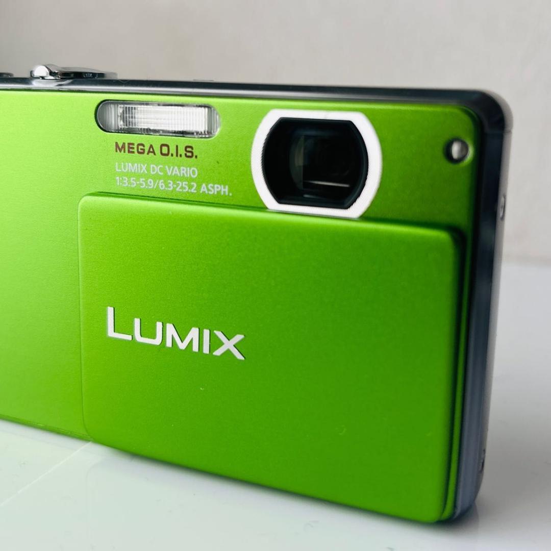 【人気色】Panasonic LUMIX DMC-FP1 グリーン 液晶劣化有