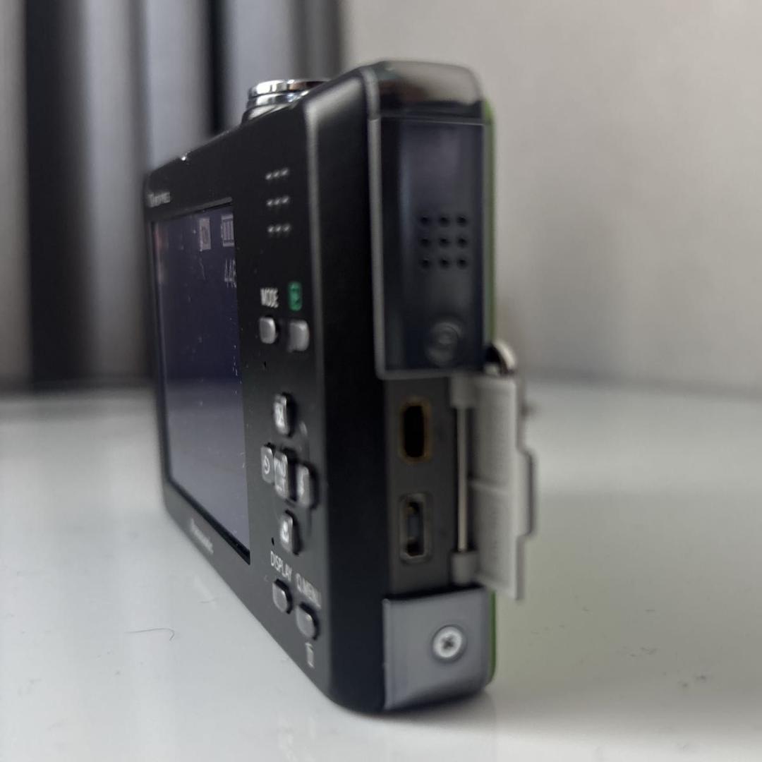 【人気色】Panasonic LUMIX DMC-FP1 グリーン 液晶劣化有