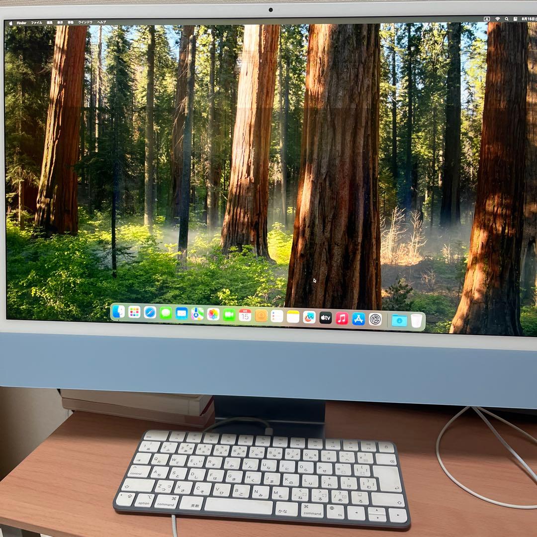 (訳あり)iMac M1本体＋電源ケーブル