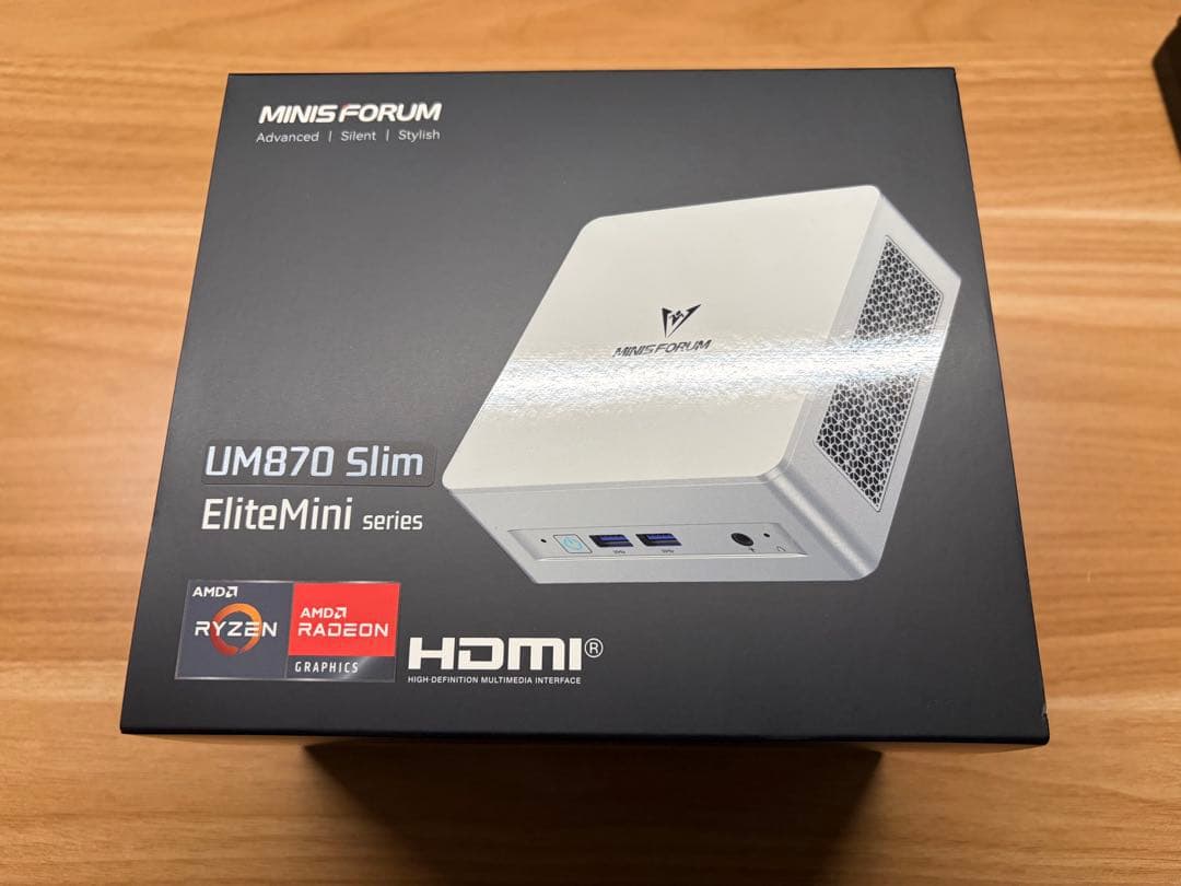 ミニPC MINISFORUM UM870 Slim