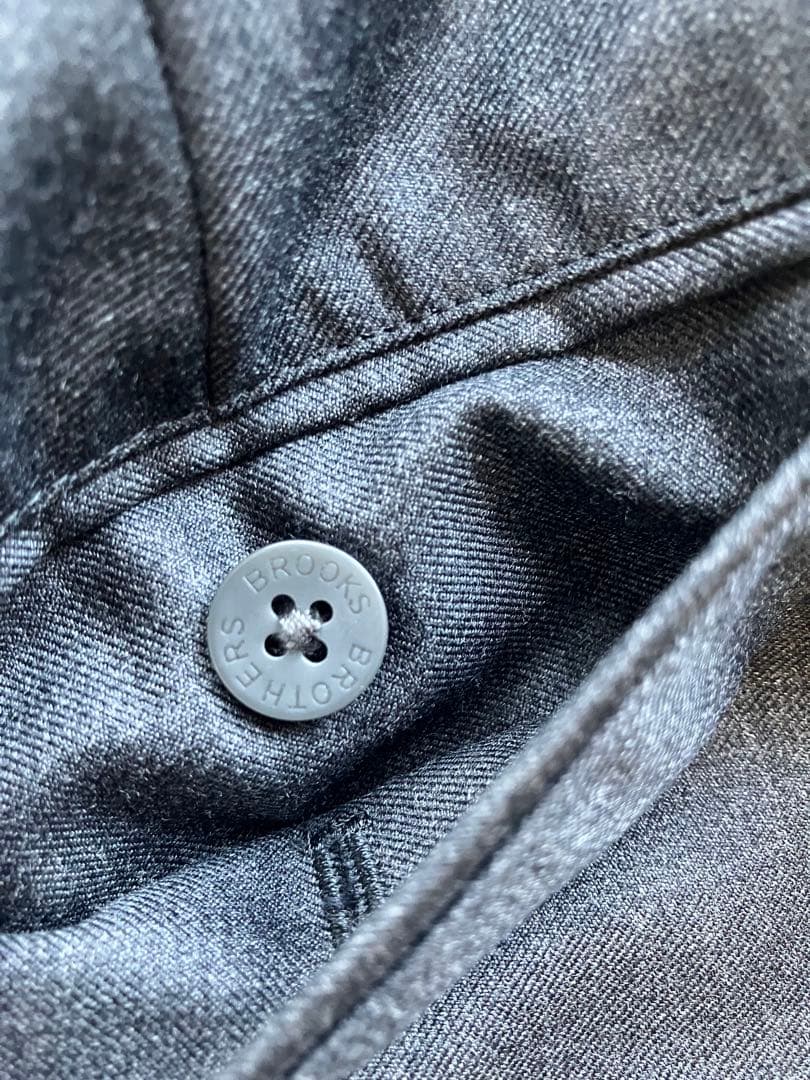 Brooks Brothers ウールサージ スラックス グレー 31インチ