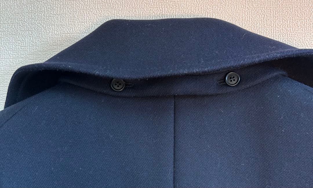 【本日限定】PRADA ネイビー ウールピーコート　38