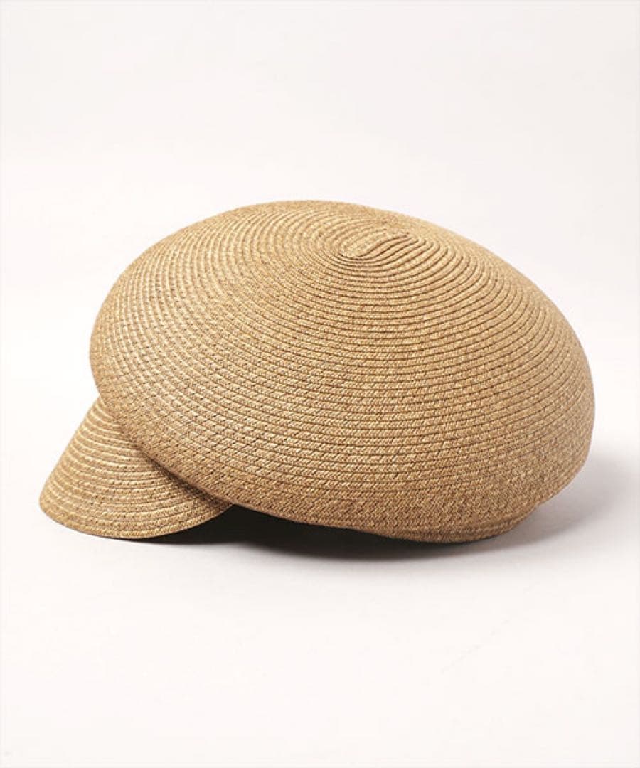 【CA4LA】アシンメトリーキャスケット/ベージュ