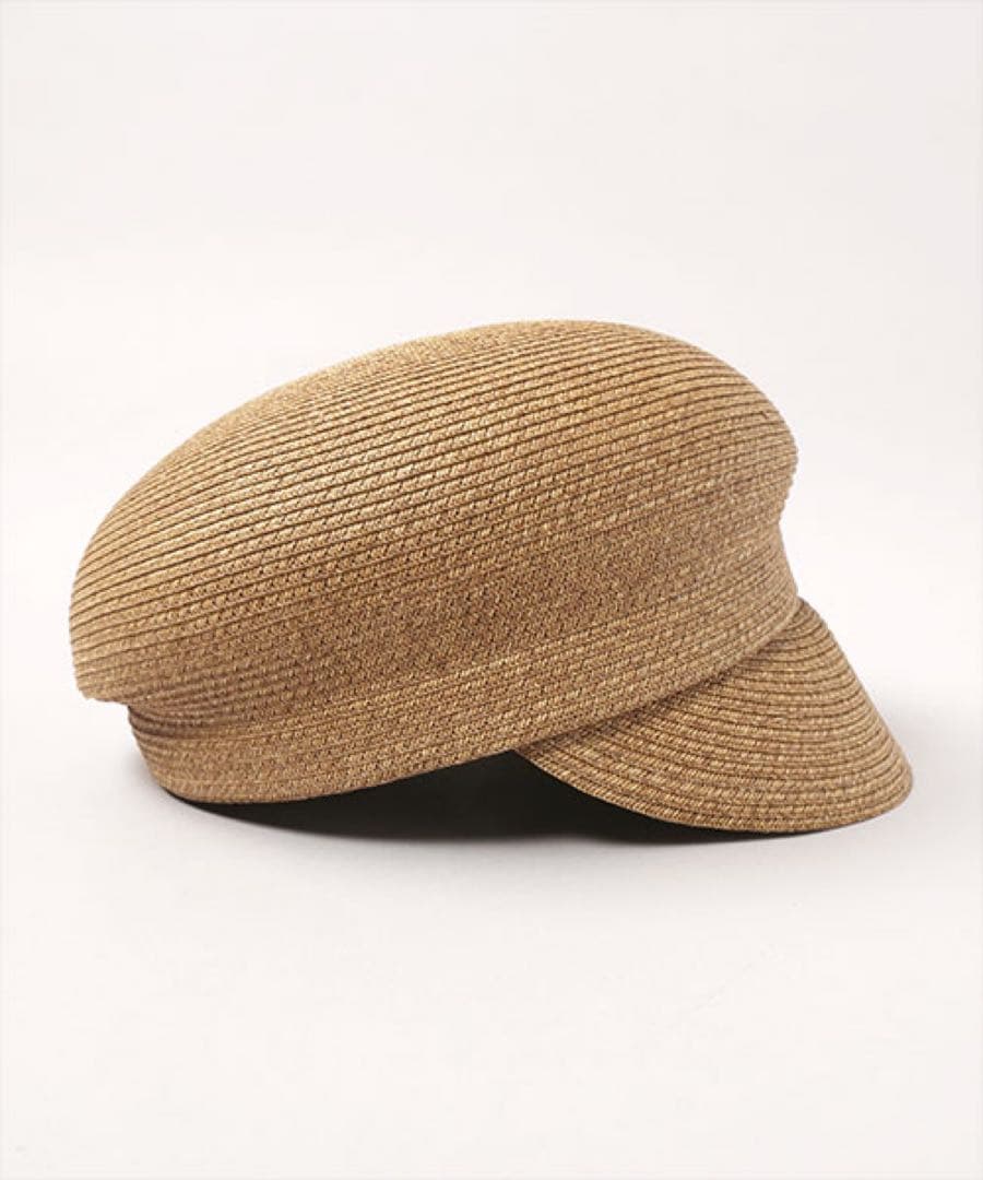 【CA4LA】アシンメトリーキャスケット/ベージュ