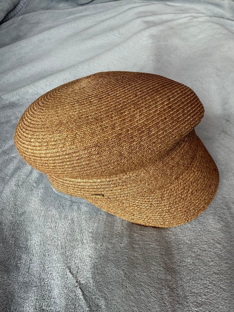 【CA4LA】アシンメトリーキャスケット/ベージュ