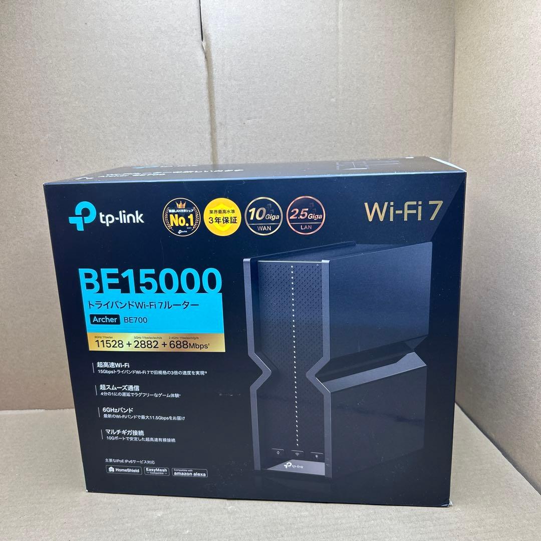 TP-Link ルーター WiFi7 BE15000 Archer BE700