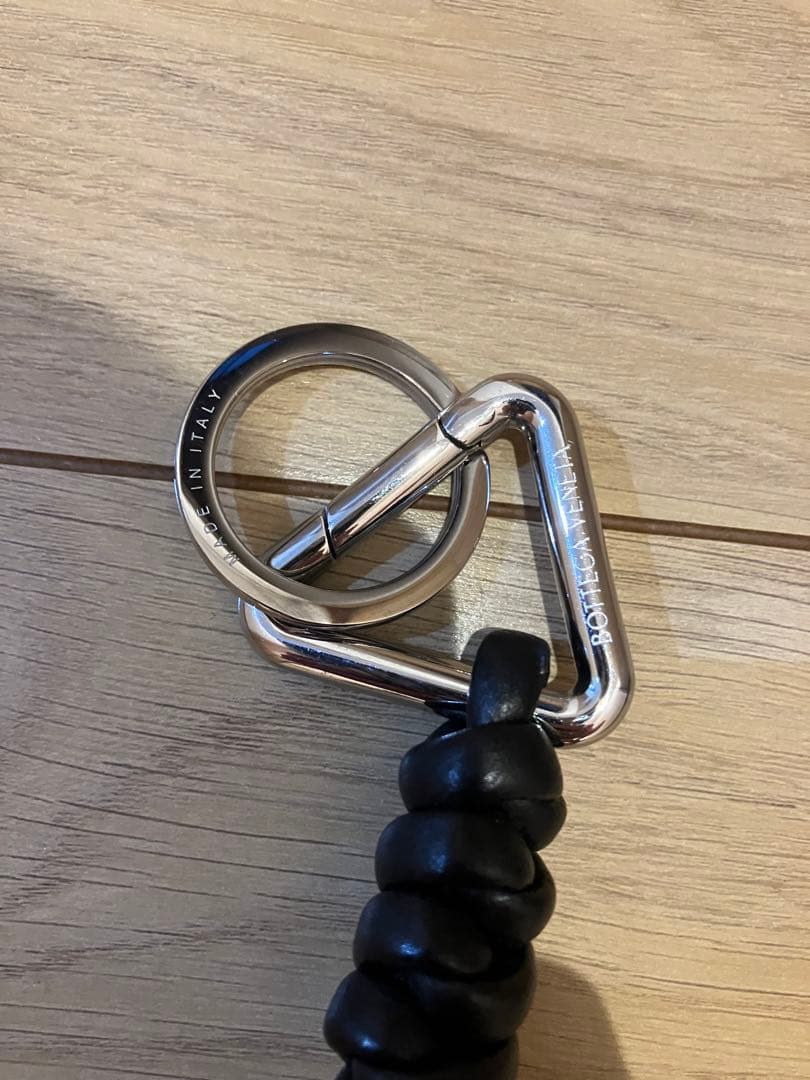 BOTTEGA VENETA ボッテガヴェネタ キーリング　ブラック
