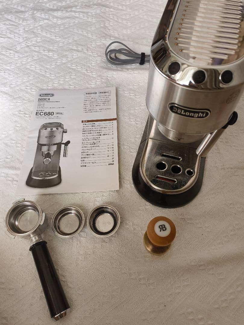 デロンギEC680 エスプレッソマシン & Reg Barber タンパーセット