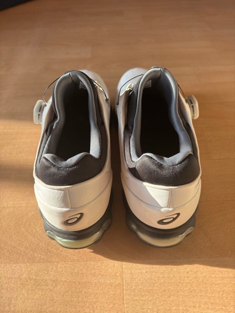 asics ゴルフシューズ ホワイト ダイヤル式