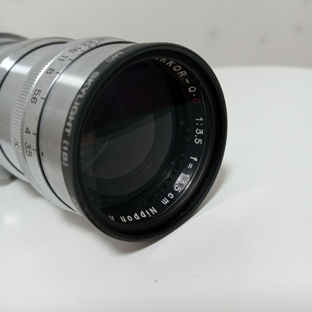 Nikkor Q.C 135mm f/3.5 レンズ
