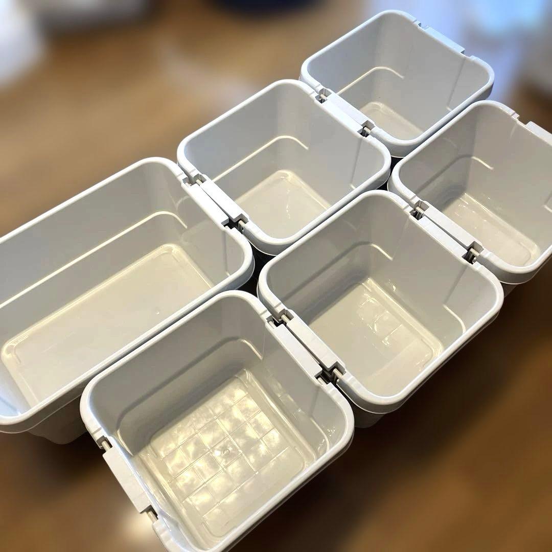無印良品 頑丈収納ボックス 大1個➕小5個セット