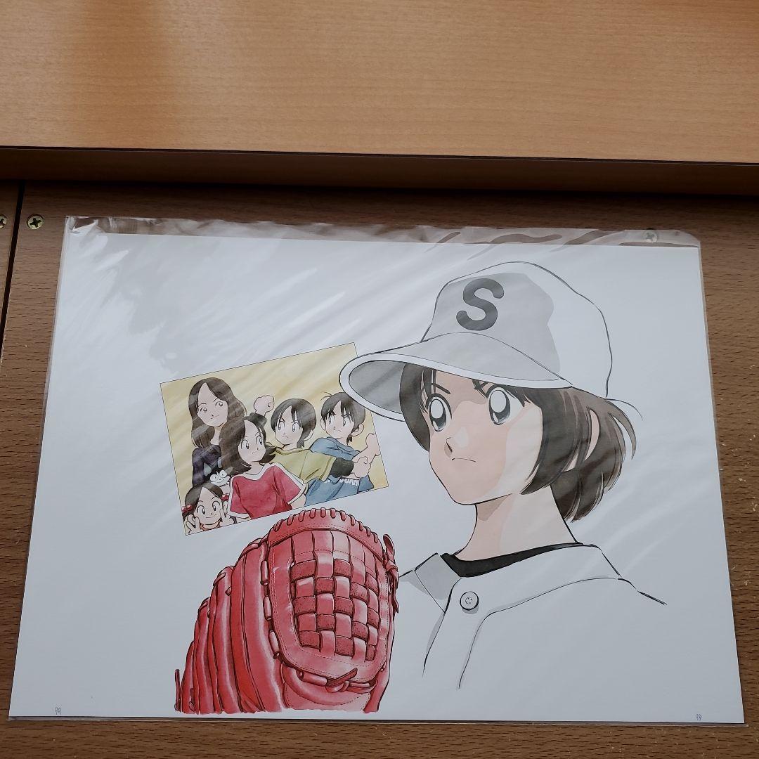 あだち充　クロスゲーム　複製原画　&　あだち充キャンバスボード