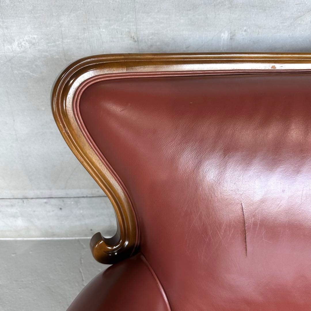 ✦マルニ木工✦ Maruni／クラシック レザーソファ 3人掛け 本革