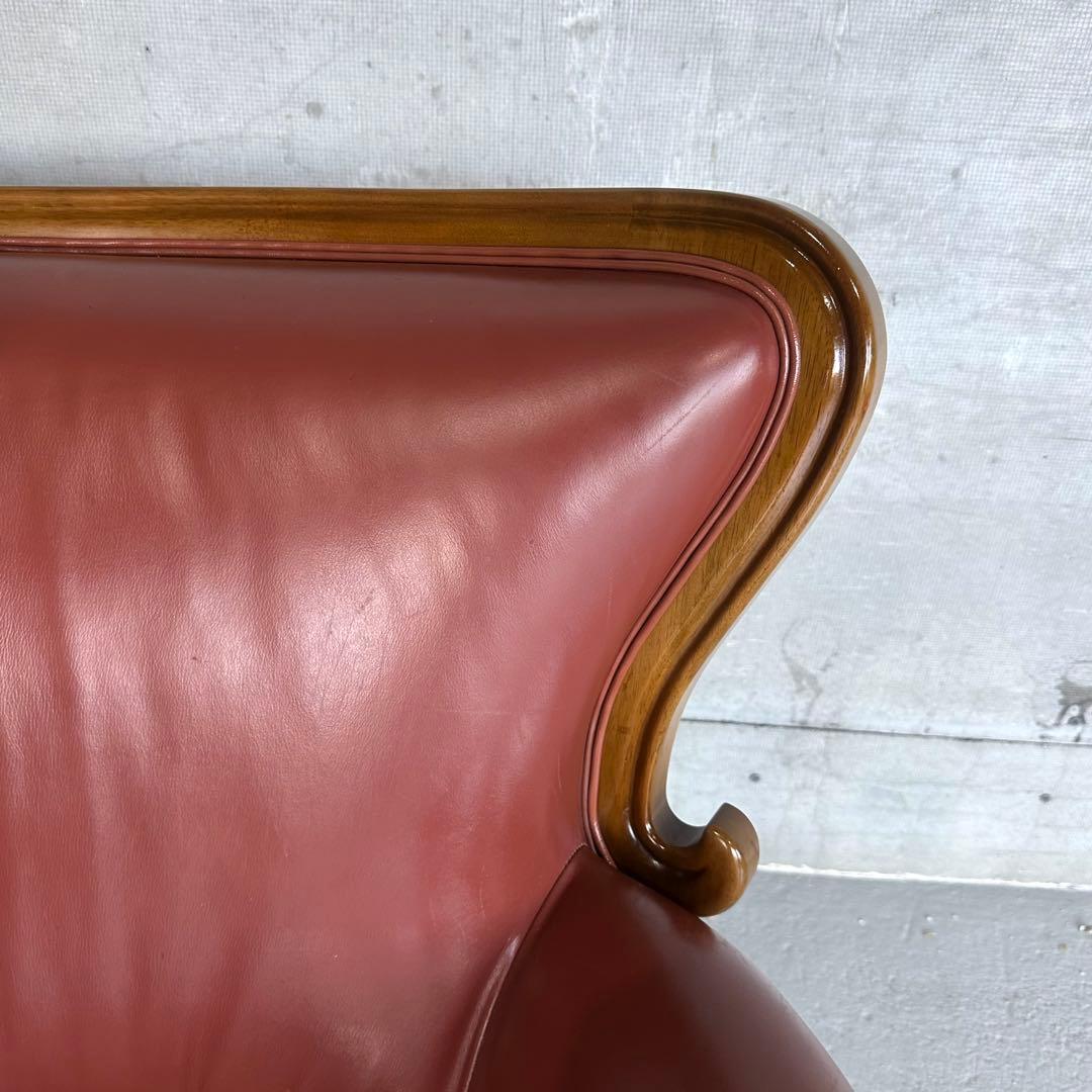 ✦マルニ木工✦ Maruni／クラシック レザーソファ 3人掛け 本革