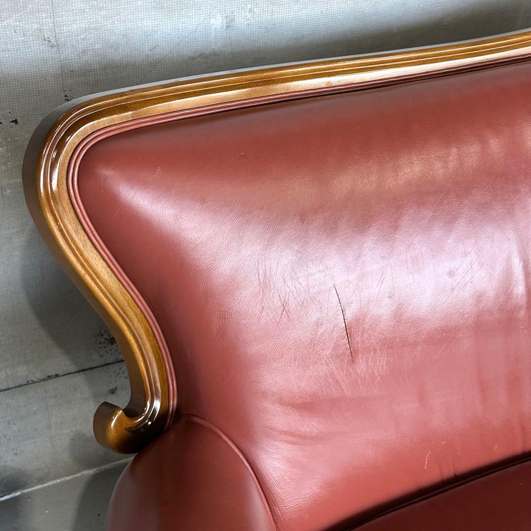 ✦マルニ木工✦ Maruni／クラシック レザーソファ 3人掛け 本革