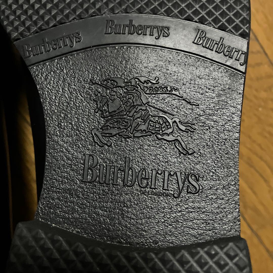 美品BURBERRY バーバリー 革靴 ドレスシューズ ノバチェック25㎝