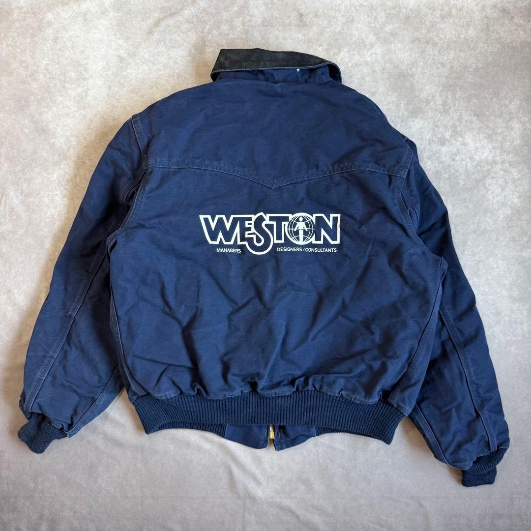 90s カーハート サンタフェジャケット USA製 ネイビー XL