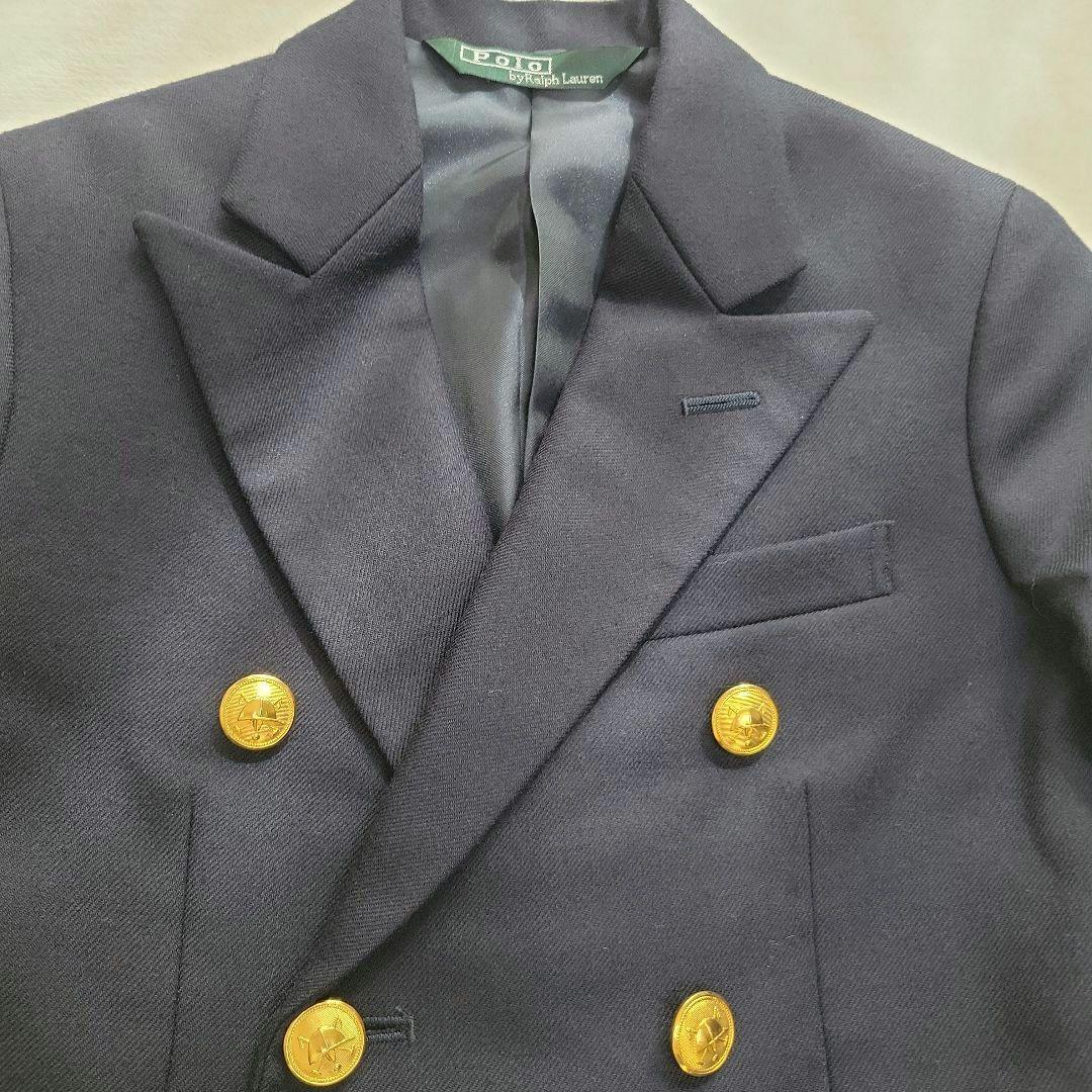 ポロバイラルフローレン 金ボタン フォーマルセットアップ ネイビー 110 美品