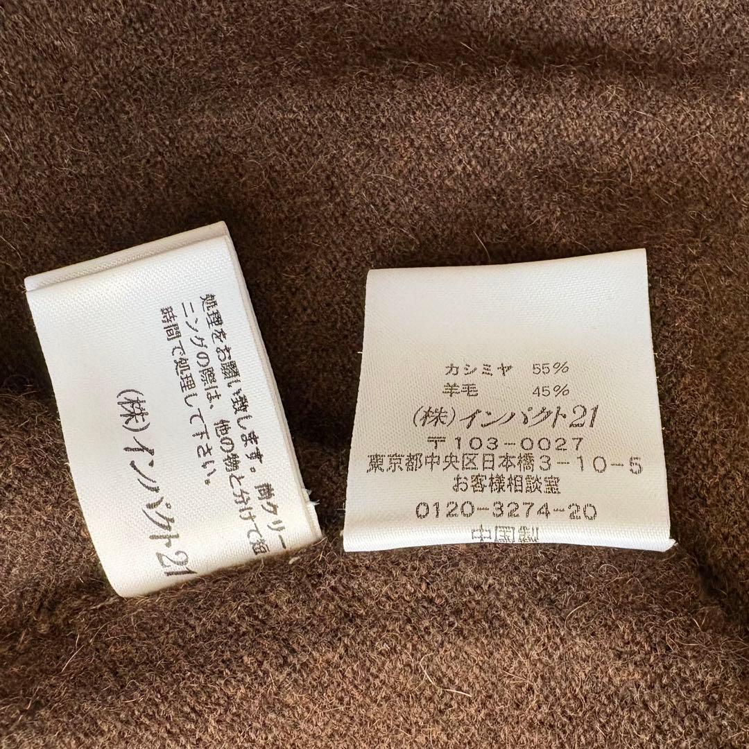 RALPH LAUREN 襟付カーディガン ニット カシミヤ/羊毛 S 90s