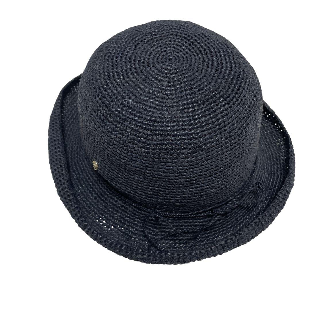 HELEN KAMINSKI ヘレンカミンスキー ストローハット 麦わら帽子 紺