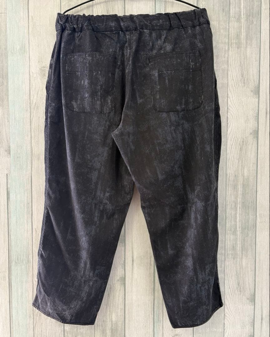 BACKLASH バックラッシュ 顔料プリント クロップド イージーパンツ