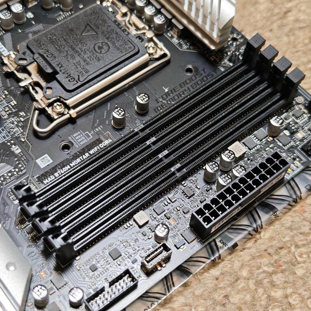 マザーボード MSI MAG B760M MORTAR WIFI DDR4 mATX