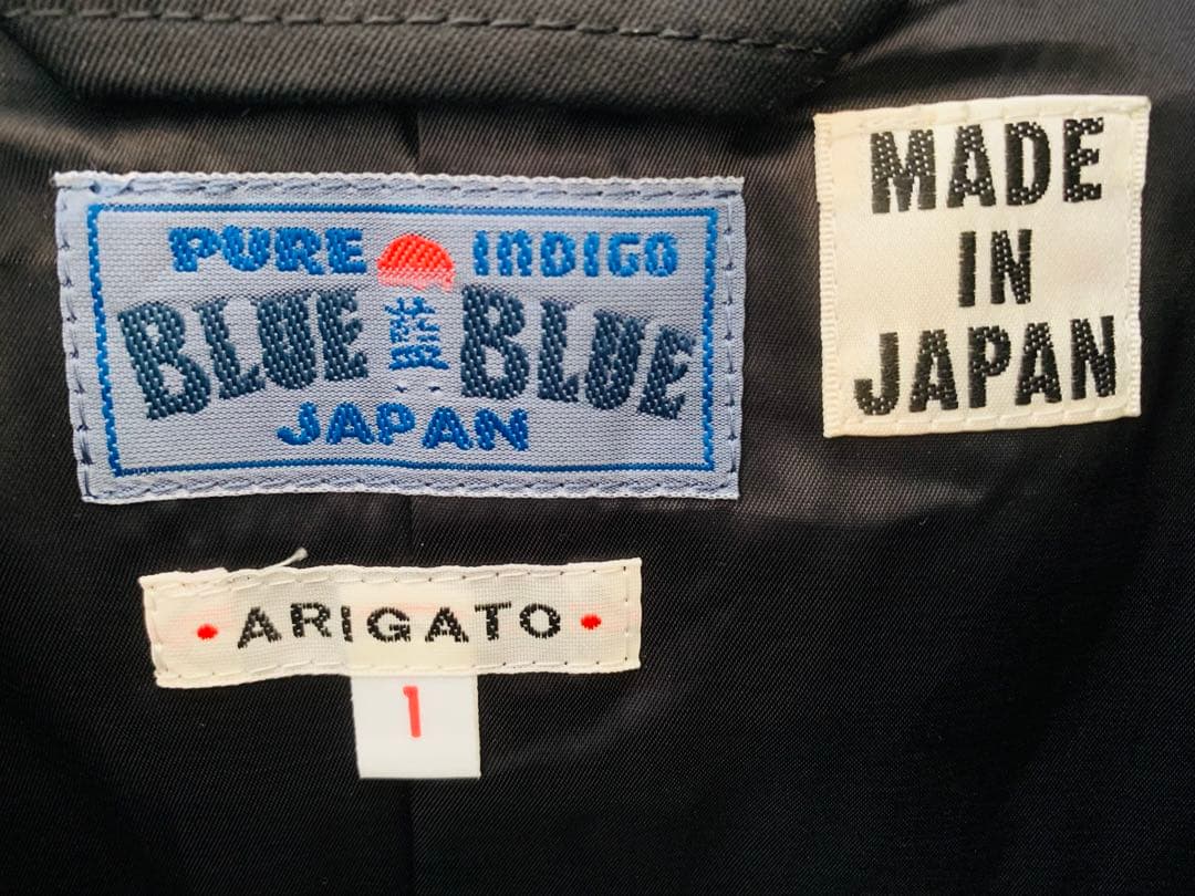 【BLUE BLUE JAPAN】モッズコート BLACK Size:１（S）