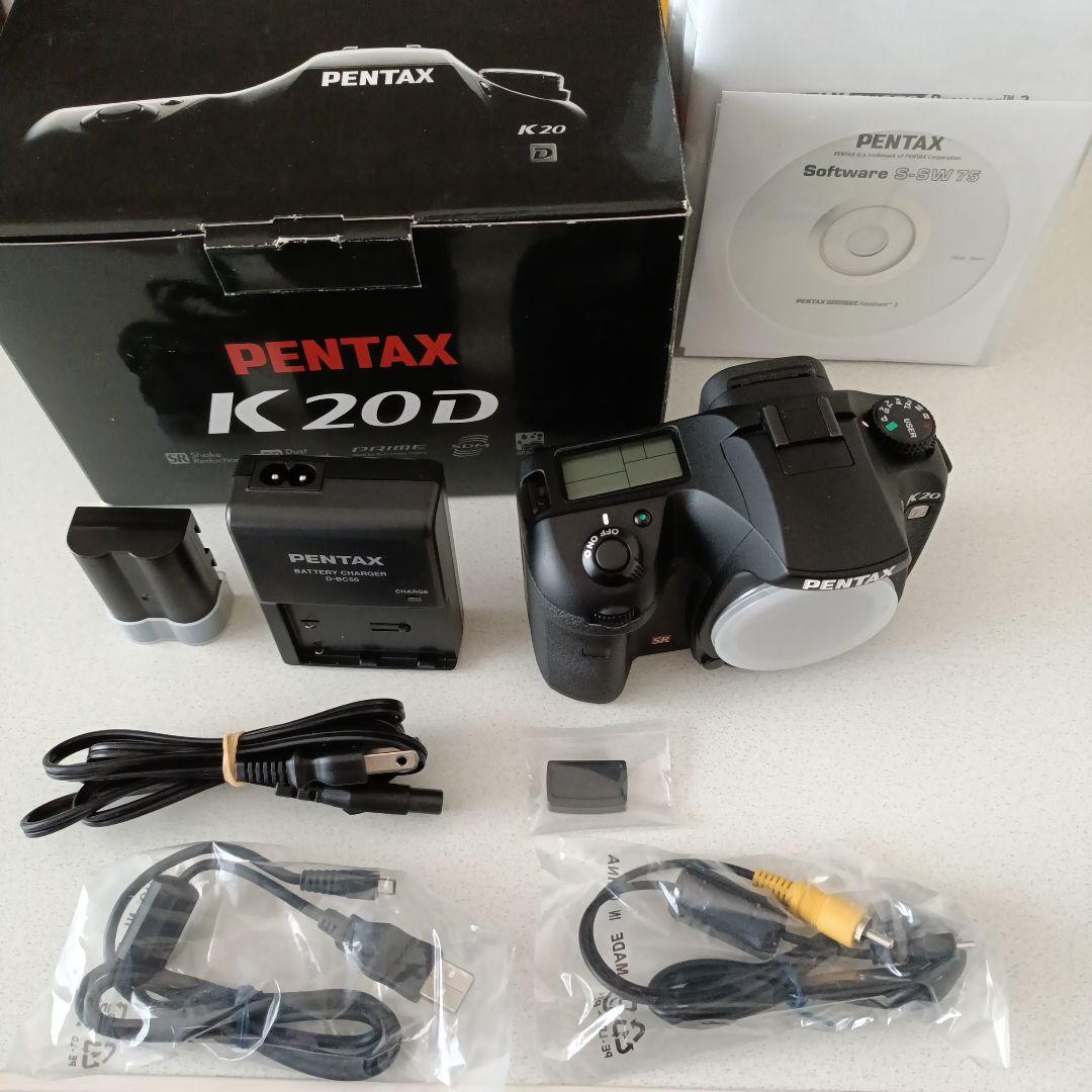 PENTAX K20D デジタル一眼レフカメラ 本体 バッテリー付