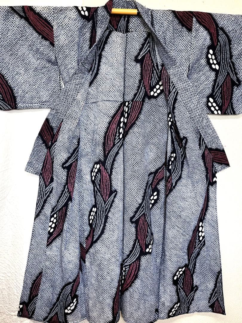 有松鳴海絞り　浴衣　すずらん　（212）