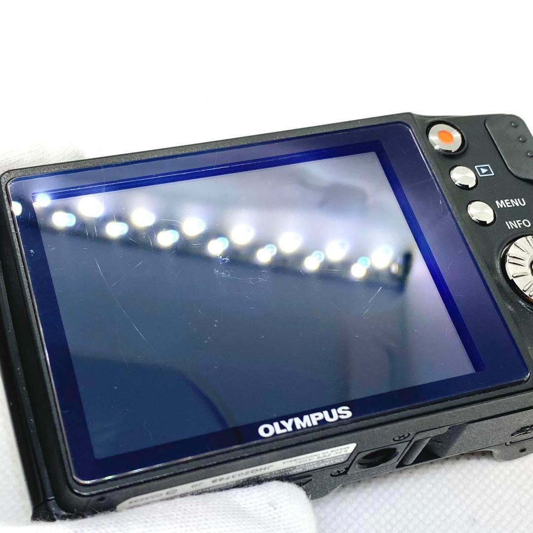【動作品】OLYMPUS SZ-14 コンパクトデジタルカメラ　ブラック