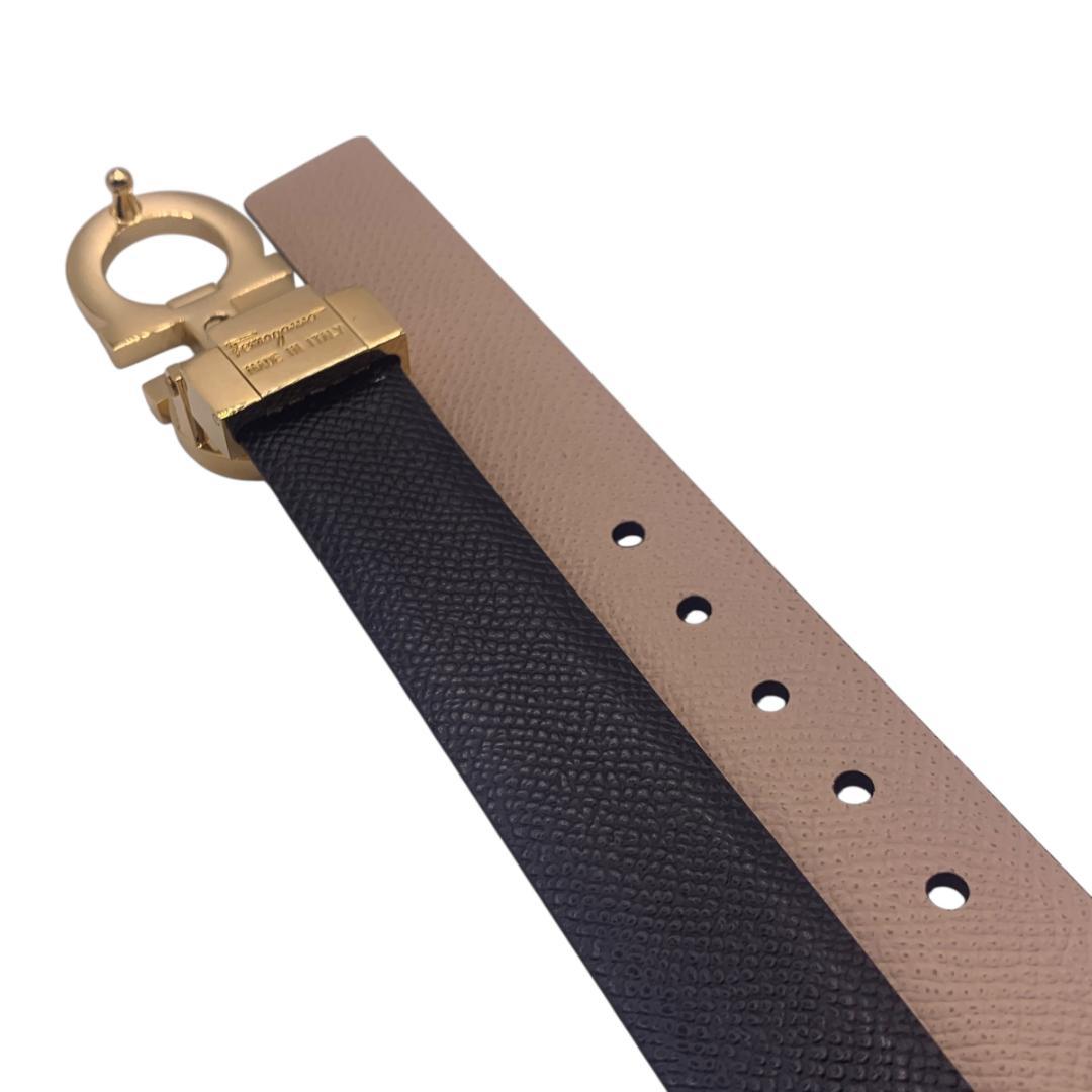 美品Ferragamo フェラガモ　ベルト リバーシブル　カット可 最大95cm