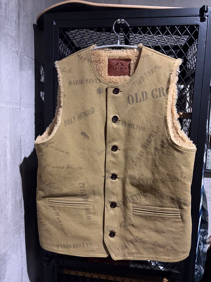 oldcrow ボアベスト　THE BRICKYARD VEST