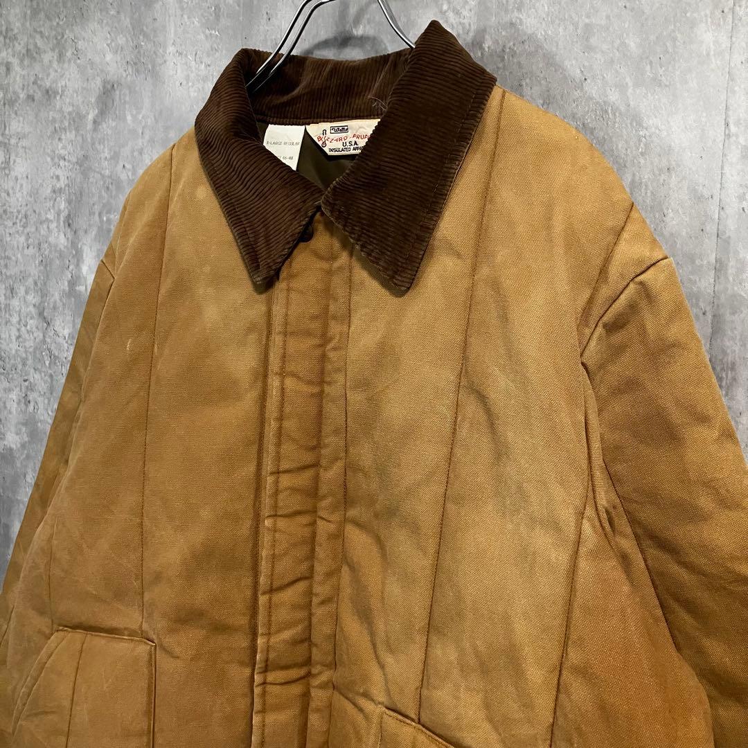 うふふ様WallsカバーオールXLダックキャンバスUSA製70s〜80sアウトド