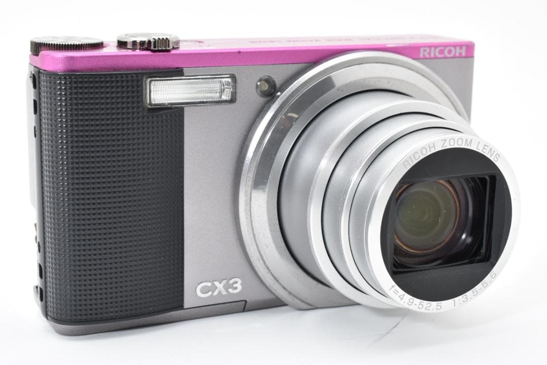 ■ 美品 ■ リコー　RICOH CX3 ツートン ライトグレー×ピンク