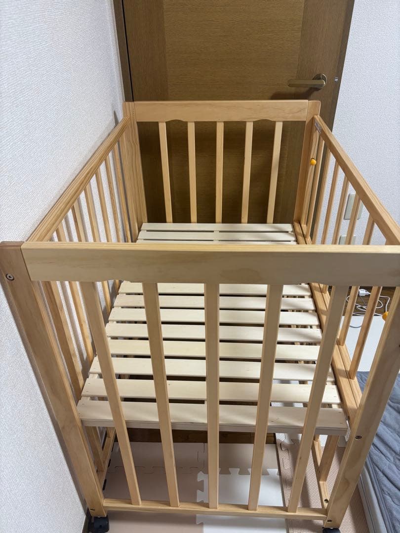 美品　ミニベビーベッド