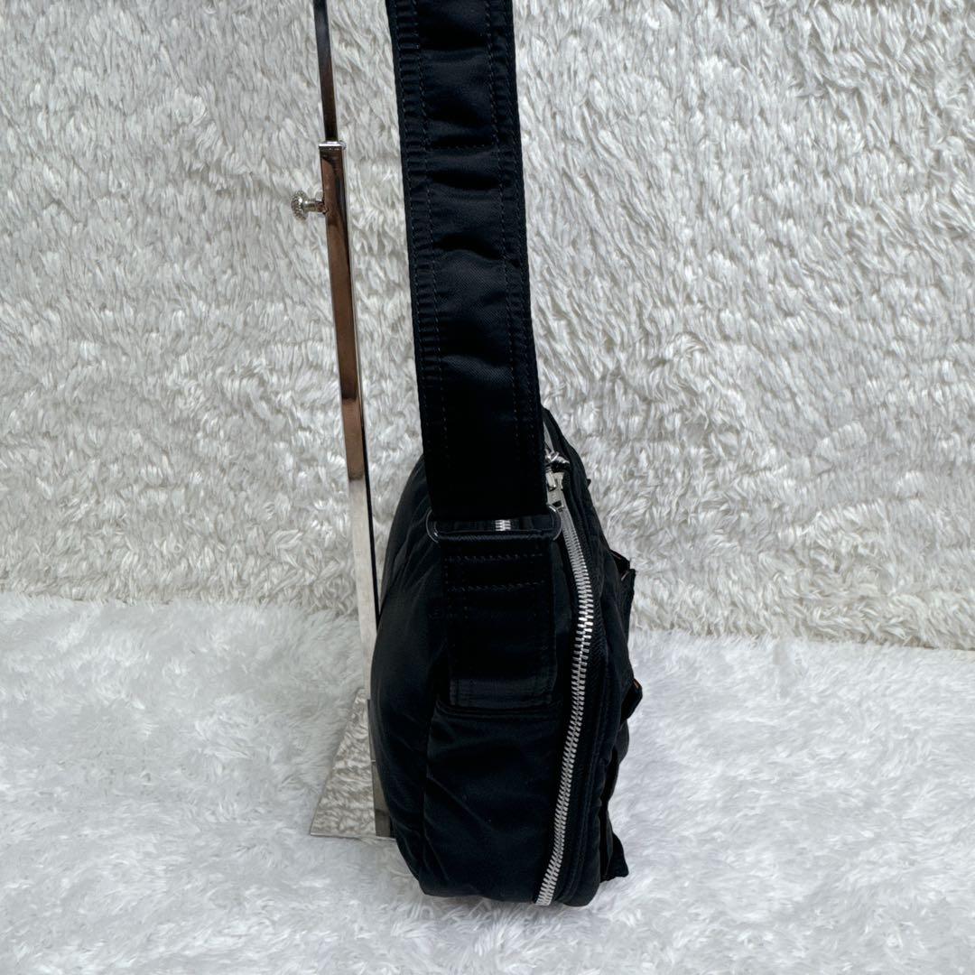 【未使用級】 PORTER ポーター タンカー 2層 ショルダーバッグ S クロ