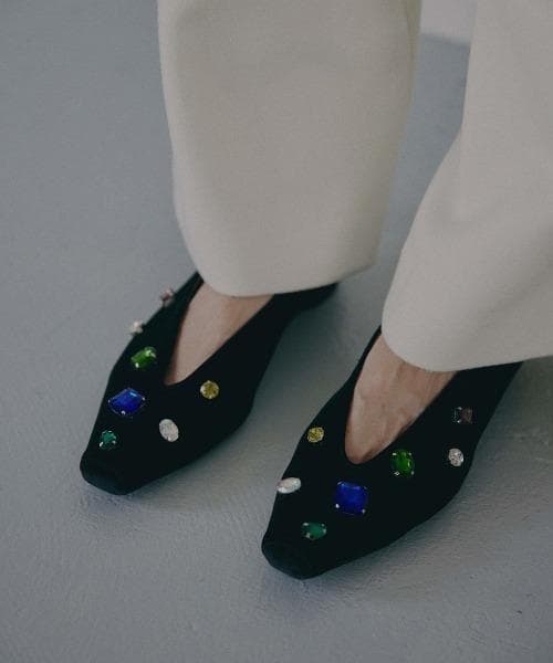 Ameri Vintage パンプス　UND BIJOU FLAT PUMPS