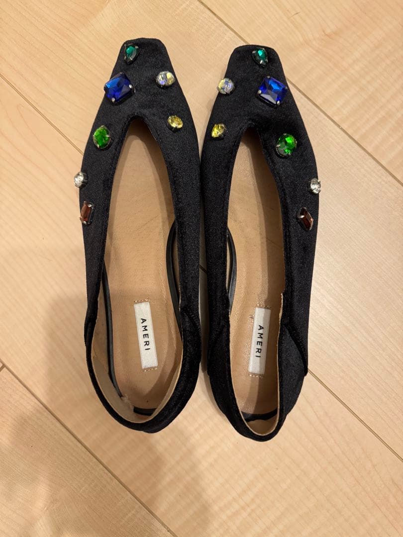 Ameri Vintage パンプス　UND BIJOU FLAT PUMPS