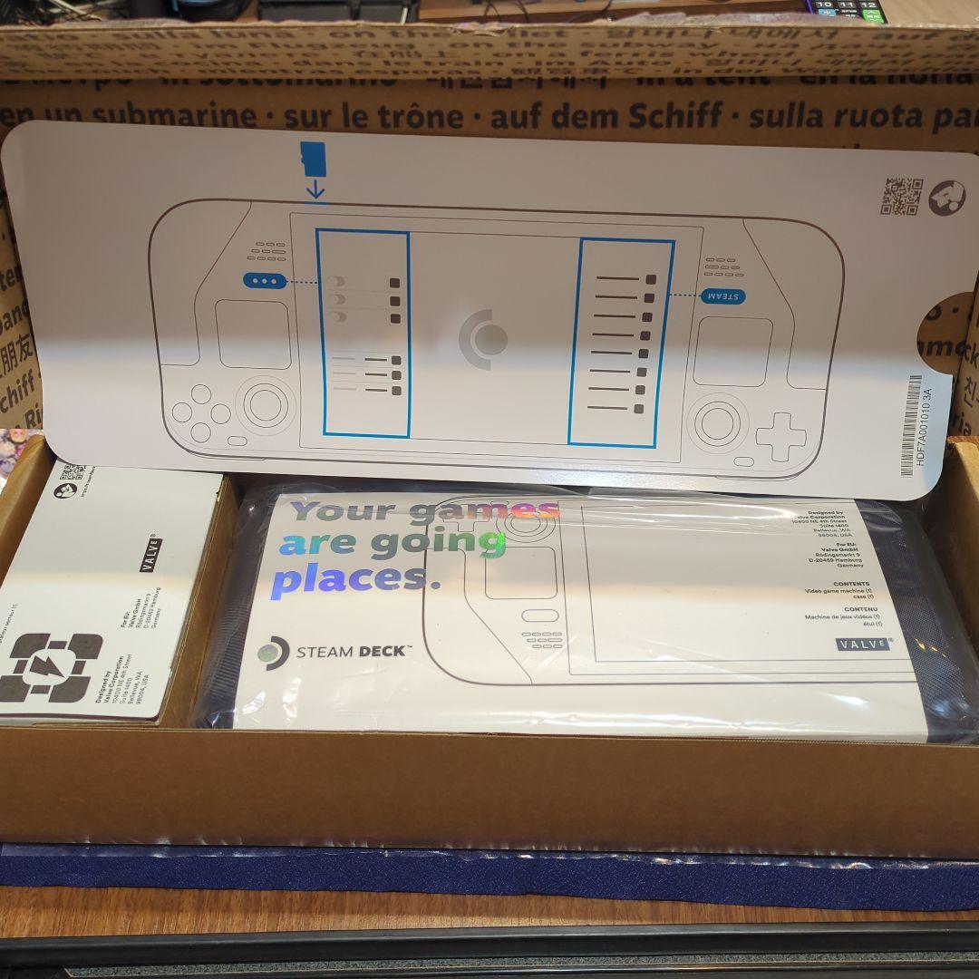 Steamdeck LCD 1TB 換装済み、ケース付き