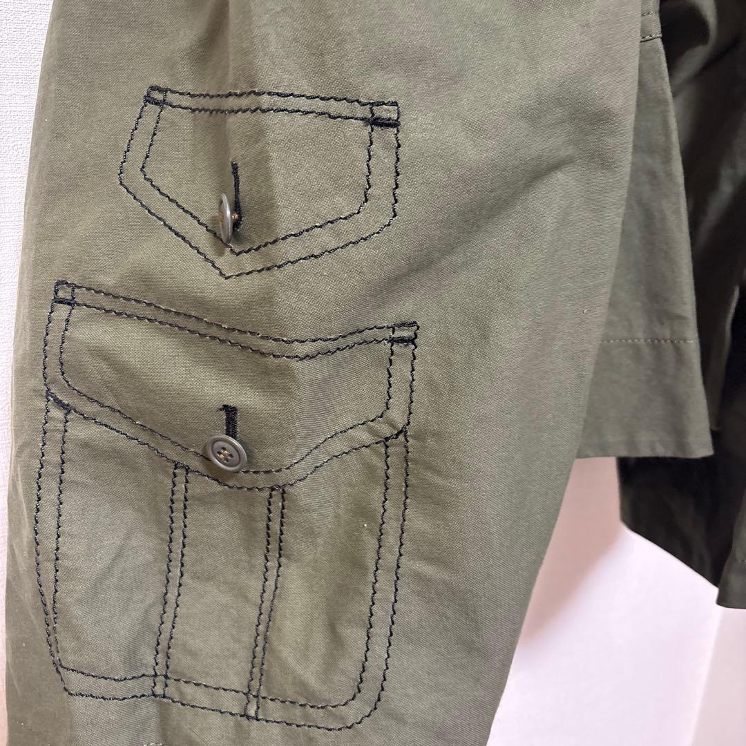 コムデギャルソン オリーブカーキ色 ワークパンツ or スカート
