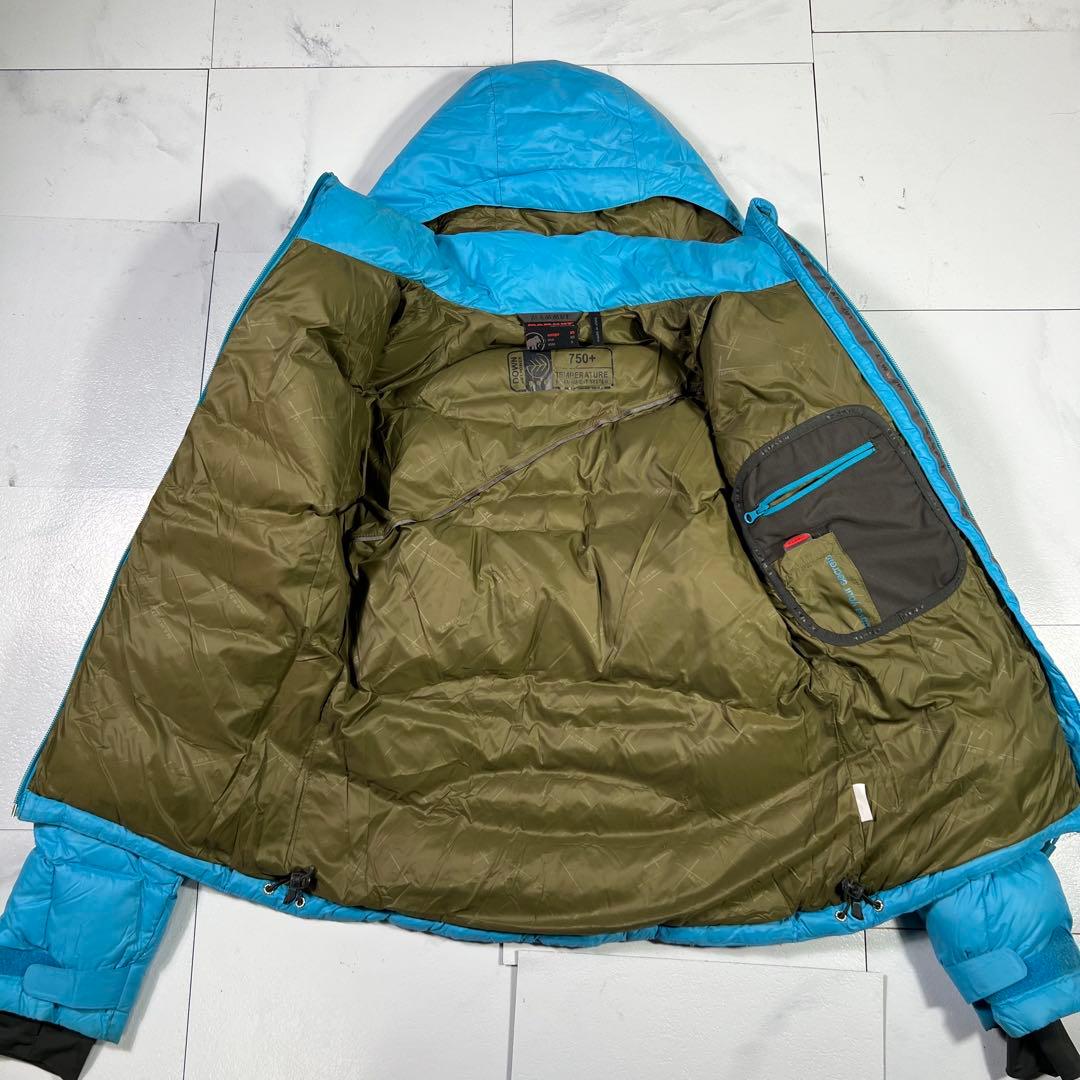00s mammut 短丈 down puffer jacket y2k 水色