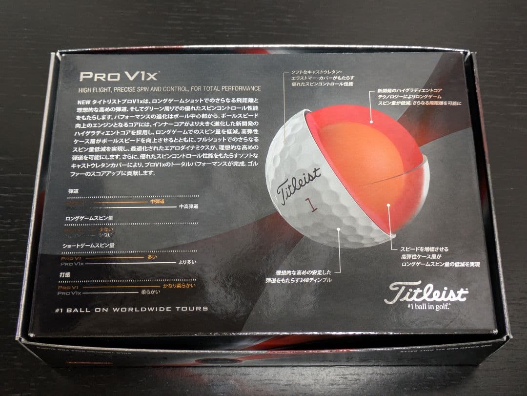 【新品】Titleist Pro V1x ゴルフボール 2箱セット