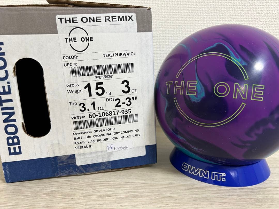 ボウリング　ザワンリミックス(15ポンド新品)