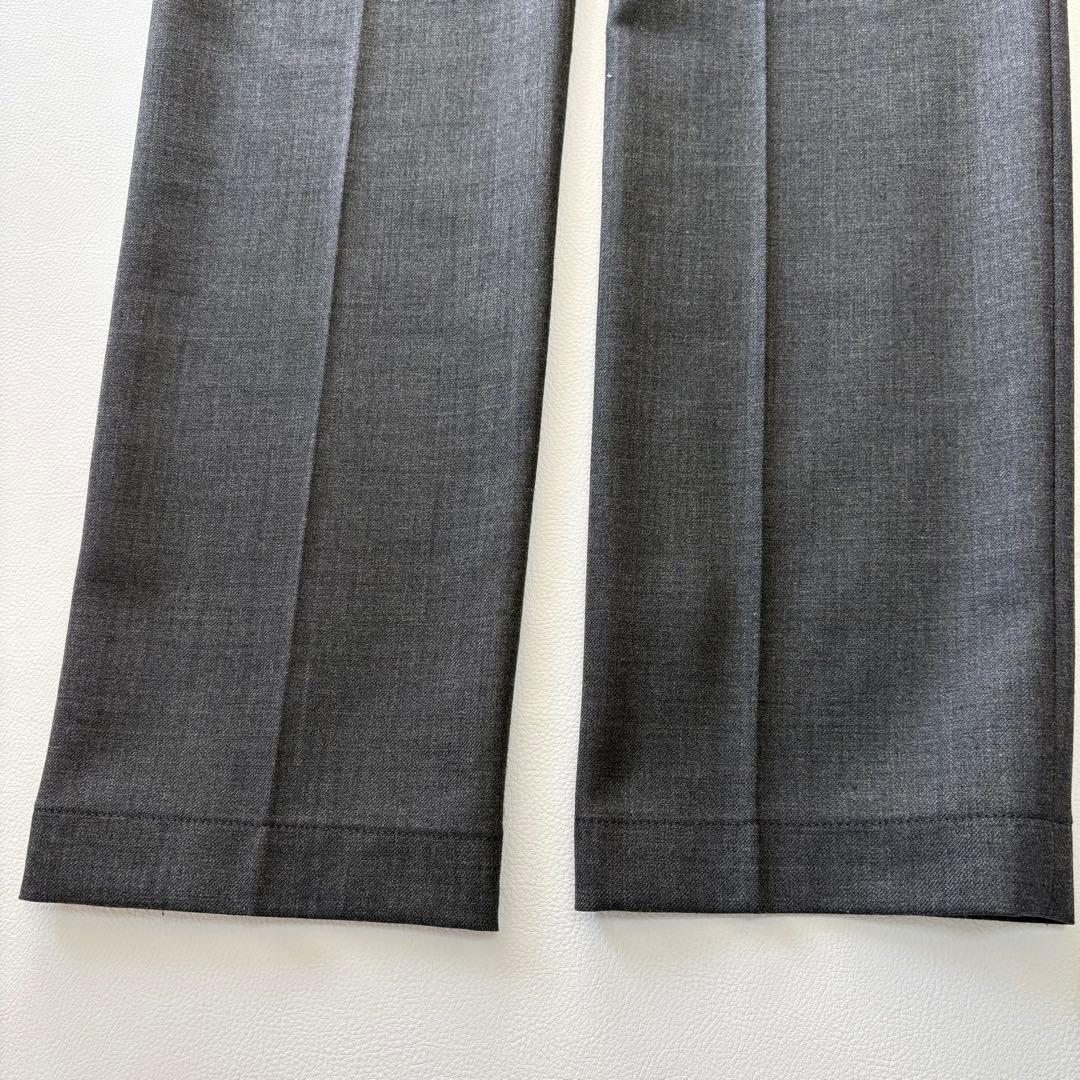 ベルウィッチ BERTOベルト テクノウールバックシャーリングテーパードパンツ