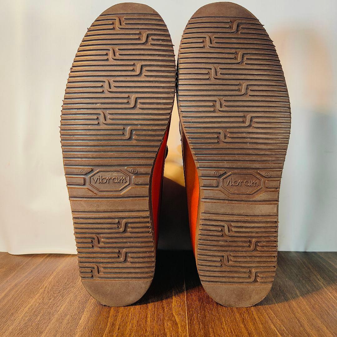 【未使用級極美品】HEELANDTOE　高級バーガンディワークブーツ　イタリア製