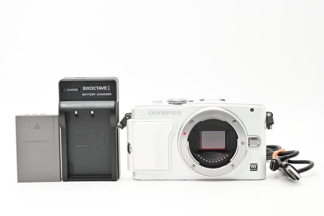 【外観美品】OLYMPUS PEN Lite E-PL6 ジャンク ホワイト