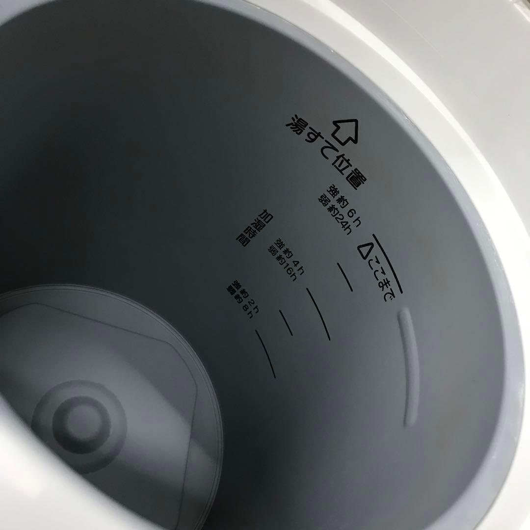 洗浄済　象印　スチーム式加湿器　EE-RR50　3L　ホワイト　②