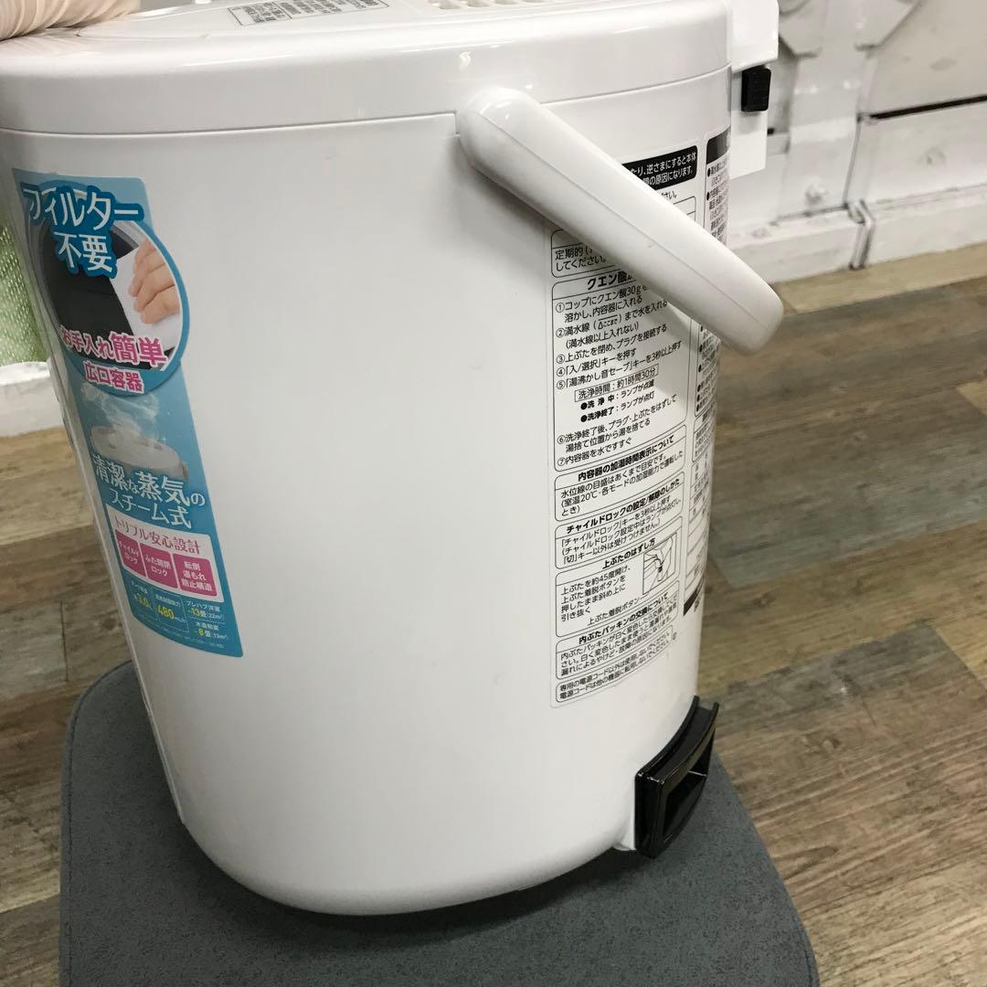 洗浄済　象印　スチーム式加湿器　EE-RR50　3L　ホワイト　②